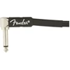 FENDER Professional Series Instrument Cable 2-Pack, Angle/Angle, 6", Black