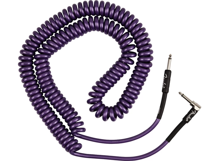 FENDER J Mascis Coil Cable, 30', Purple