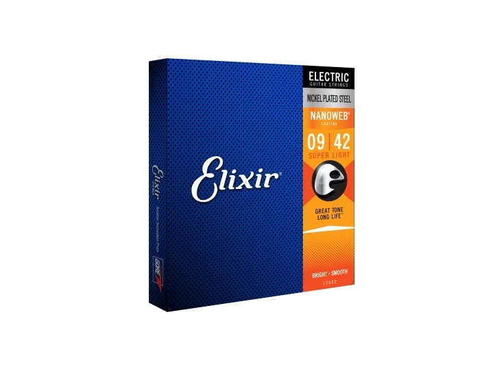 ELIXIR 12002 Strings For Electric Guitar - Extra Light 09-11-16-24-32-42