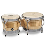 Latin Percussion M201-AWC Bongo Matador Wood Natural/Chrome