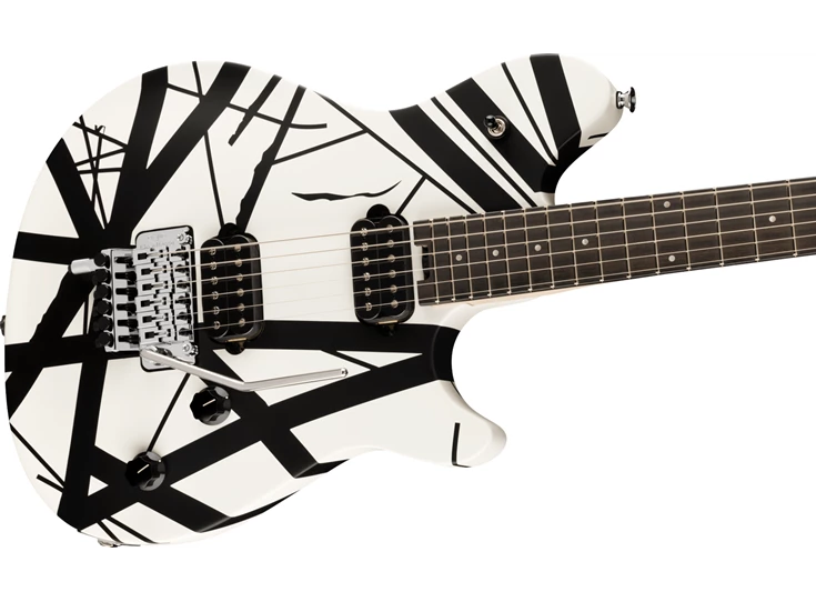 EVH Wolfgang® Special Striped Series, Ebony Fingerboard, Black and White